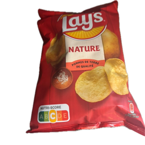 Sachet de chips Lay Nature - face