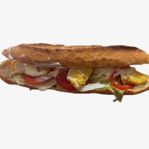 sandwich poulet tomates salade